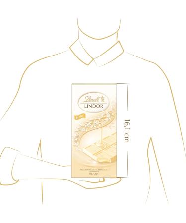 Lindt - LINDOR Tablet - White Chocolate - Heart Fondant 100g - Buy Online on GoSupps.com