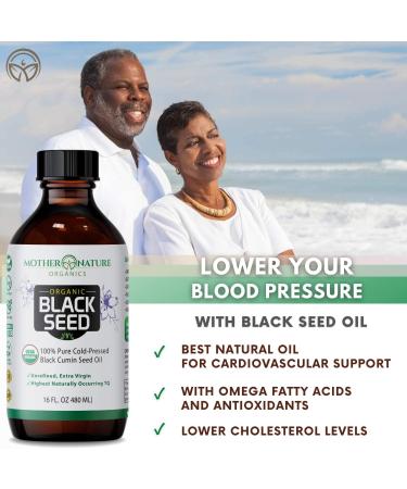 Premium Organic Black Seed Oil - Cold-Pressed Nigella Sativa (16 oz) for Immunity, Joints, Digestion, Hair & Skin - Extra Virgin, Gluten-Free, Non-GMO & Vegan - Omega 3, 6 & 9 Support - Buy Online on GoSupps.com