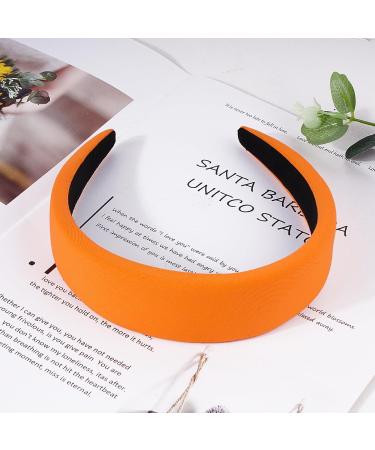 Buy BOFUNX Wide Orange Headband - Stylish Hair Accessories for Women & Girls | International Shipping - Buy Online on GoSupps.com