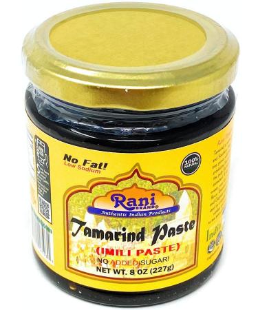 Rani Tamarind Paste Puree 8oz Glass Jar - All Natural, Vegan, Gluten Free - No Added Sugar, NON-GMO - Indian Origin Tamarind Paste 8 Ounce (Pack of 1) - Buy Online on GoSupps.com