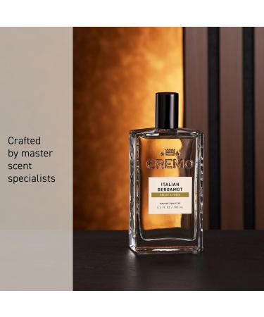 Cremo Italian Bergamot Spray Cologne For Men A Combination of Italian Bergamot Neroli Blossom and Fresh Vetiver 3.4 Fl Oz - Buy Online on GoSupps.com