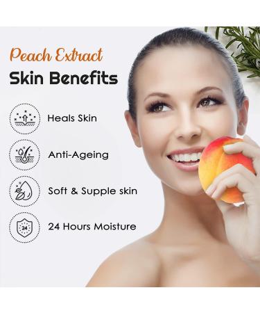 Nutriglow Advanced Organics Advanced Organics Skin Whitening Face Wash with Peach ExtractsAll Skin Types 100 Ml - Buy Online on GoSupps.com