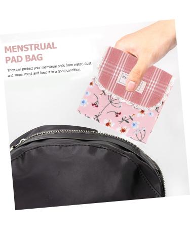 3pcs Period Bag Set - Menstrual Pad & Nursing Pad Holder, Tampon & Makeup Organizer Storage Bags - Buy Online on GoSupps.com
