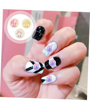 Healeved 3 Boxes Nail Art Accessories Diy Accessories for Nail Bridal Nail Art Nail Accessories Nail Studs Nail Art Gems Nail Art Beads Nails Decoration Gems for Nails Plastic Manicure - Buy Online on GoSupps.com