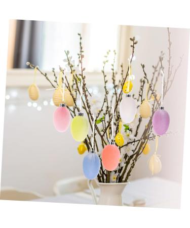 DEARMAMY 12pcs Easter Eggs Easter Hanging Door Ornament Easter Party Favor Egg Ornament Egg Shape Accessories - Buy Online on GoSupps.com