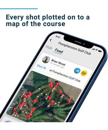 Shot Scope V3 GPS Golf Watch - Automatic Shot Tracking, Hazard Distances, Strokes Gained - iOS & Android Apps - 100+ Stats - 36,000+ Pre-Loaded Courses - No Subscriptions | Black - Buy Online on GoSupps.com