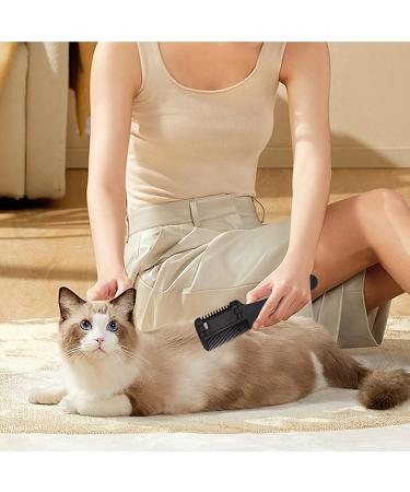 Buy Eactel 2-in-1 Pet Shaving Comb | Safe Grooming Tool for Cats & Dogs | Optimal Hair Care for Long & Short-Haired Pets - Buy Online on GoSupps.com