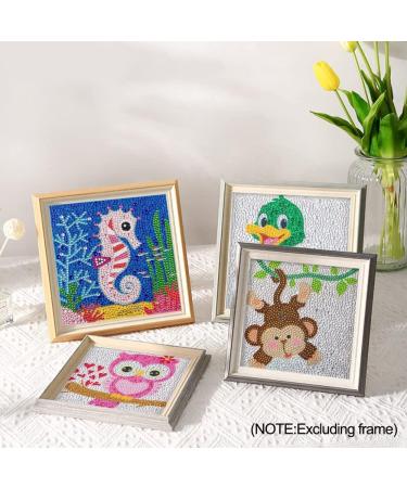 HUBENDMC 9 Pack 5D Diamond Painting Kits for Kids - Cute Full Drill DIY Gem Arts and Crafts - Ages 8-12 - Diamond Dots Home Wall Decor 6X6 inch - Buy Online on GoSupps.com