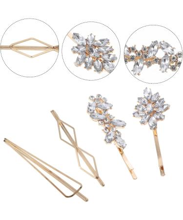 MAGICLULU 16 Pairs Rhinestone Hair Clip Bride Hair Clip Flower Hair Clip Hair Clip for Women Hair Pin Rhinestones Hairpin Jeweled Hair Clips Moon Hair Clip Zinc Alloy Round Headgear Women's - Buy Online on GoSupps.com