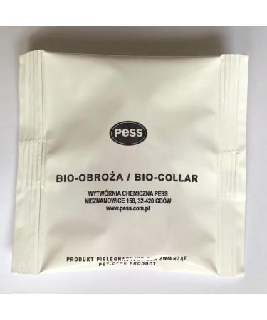 PESS Organic Tick and Flea Collar for Cats - Natural Geranium & Cedar Oils 35cm | Eco-Friendly Pest Control - Buy Online on GoSupps.com