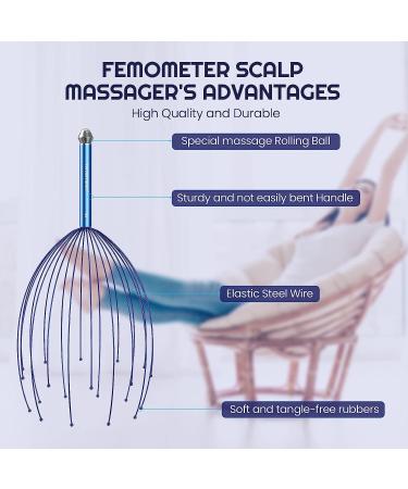 20 Fingers Scalp Stress Relax Massager Head Scratcher Massager Scalp Massager Tool 1 Pack Acupuncture Point Massager Deep Relaxation and Better Sleep - Buy Online on GoSupps.com