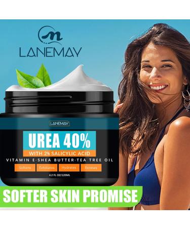 Urea Foot Cream - Urea Cream 40 Percent for Feet - Foot Cream for Cracked Heels and Dry Skin - Cracked Heel Repair Cream - Foot Cream for Feet Knees Hand Deep Moisturizing - Buy Online on GoSupps.com