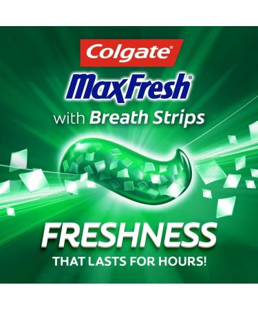 Colgate Max Fresh Whitening Toothpaste with Breath Strips - Limited Edition Clean Mint 6oz (Pack of 4) - Buy Online on GoSupps.com