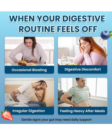 Probiotic Kombucha Gummies for Digestive Health - Synergy Kombucha with Probiotics Prebiotics & Postbiotics Dandelion Root Slppery Elm - Gut Health for Women & Men Mixed Berry Flavor 60 Gummies - Buy Online on GoSupps.com