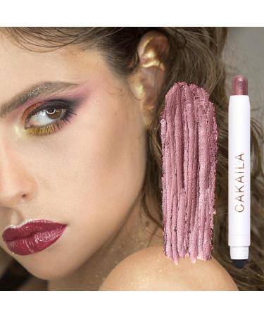 Eye Shadow Sticks | Shine Matte Pearl Eye Highlighter Brightener Stick Double-end Stick Crayon Automatic Rotating Design for Base Contouring Smoky Eyes - Buy Online on GoSupps.com