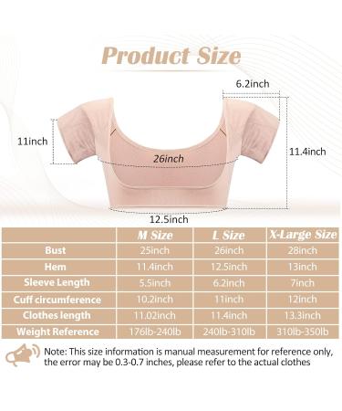 6 Pieces Breathable Weld-Resistant Armpit Vests for Women & Girls - Washable Forearm Welding Protection in White Black & Skin Color - Buy Online on GoSupps.com