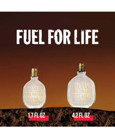 Diesel Fuel For Life Eau de Toilette for Men Woody and Ambery Scent With Notes of Anise & Lavender 1.7 Fl. Oz. - Buy Online on GoSupps.com