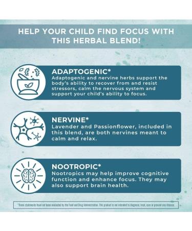 MaryRuth's Organics Kids Focus Supplement - Natural Brain Support  1 Fl Oz - Buy Online on GoSupps.com
