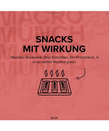 Bulk Macro Munch Protein Bar White Chocolate Peanut Butter 62 g Pack of 12 - Buy Online on GoSupps.com
