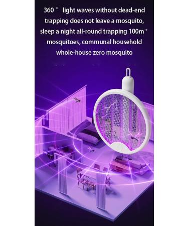 Electric Fly Swatter Foldable Rechargeable Mosquito Swatter Dual Handheld and Automatic Swatting Mode 3000V Powerful Instant Mosquito Swat Indoor Outdoor Camping Mosquito Swatters - Buy Online on GoSupps.com