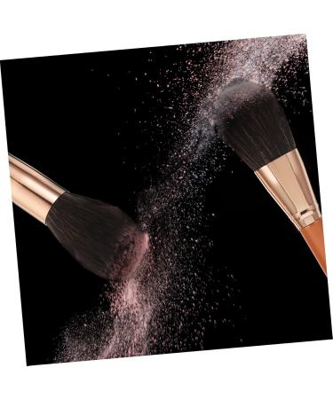 Set of 2 Make-Up with Wooden Handle Brush Mixing Foundation Makeup Brush Fluffy Makeup Brush Multifunctional Cosmetic Brush Professional Foundation Brush for Makeup - Buy Online on GoSupps.com