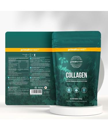 Primal Harvest Collagen Powder (60 Portions) - Bioactive & Sustainable Hydrolysate - Optimal Solubility - Premium Quality Collagen Supplement (2-Pack) - Buy Online on GoSupps.com