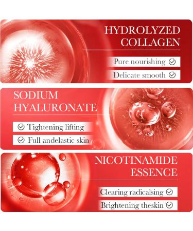 Face Serum Capsules - Face Serum for Women - Collagen Serum Face for Skin - Niacinamide Serum - Hyaluronic Acid Serum for Face - Hydrating Serum - Anti Wrinkle Brightening - Buy Online on GoSupps.com