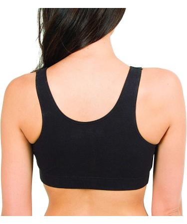 Fruit of the Loom Women's Shirred Front Sport Bra 2-Pack | Removable Pads | Size 44 | Sand/Black - Buy Online on GoSupps.com