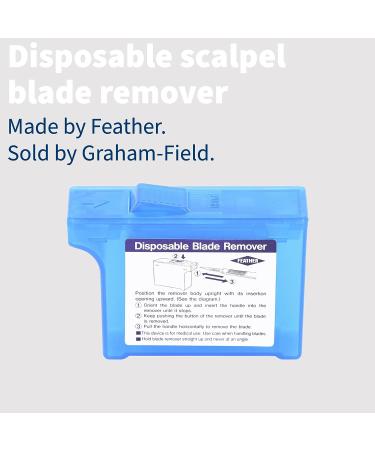 Feather Scalpel Blade Remover - Handheld Disposable Sharps Container - Buy Online on GoSupps.com