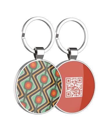 DISONTAG QR code Dog brand ID personalized social online page-free online pet profile modifiable control of the privacy nois app required (round) A5 - Buy Online on GoSupps.com