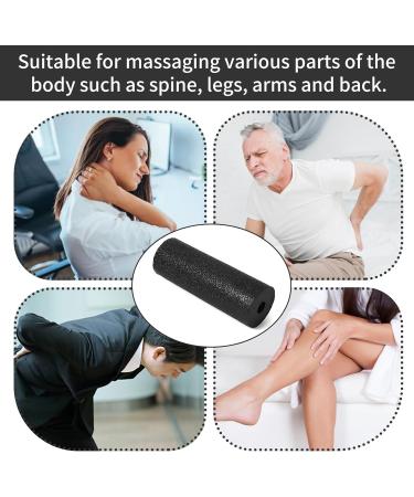 Fascia Roll Mini - Foam Roller for Pain Relief | Self-Massage Foot & Body Roller | Portable Black Fascia Roller for Gym & Travel (1 PC) - Buy Online on GoSupps.com