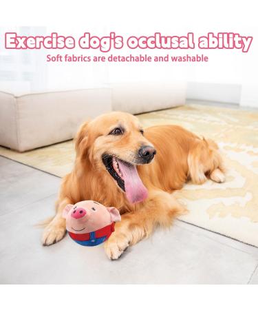 Moving Dog Toy Ball - Non-Toxic Plush Pet Toy for Active Training | Bite-Proof & Fun - Buy Online on GoSupps.com