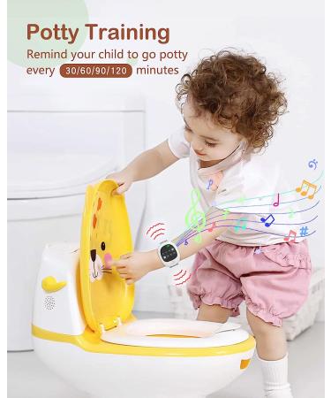 GROWNSY 2-in-1 Wireless Bedwetting Alarm & Potty Watch | Rechargeable with Music & Vibration | Effective Solution for Kids & Elderly - Buy Online on GoSupps.com