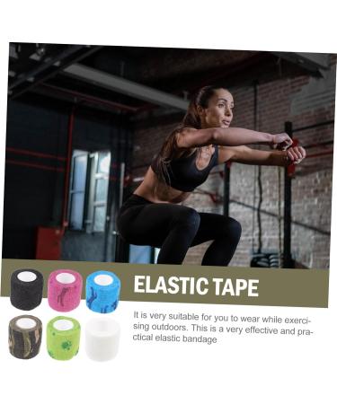 FRCOLOR 6pcs Self-Adhesive Elastic Basketball Knee Pads & Finger Sleeves | Sports Athletic Cohesive Ankle Scar Tape & Non-Woven Fabric | Ultimate Fitness & Elasticity - Buy Online on GoSupps.com