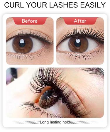 Verdant Touch Rechargeable Eyelash Curler Heated Eyelash Curler 2 Levels Quick Heating Rechargeable Electric Lash Curler 24 Hours Long Lasting Apricot USB 30S Heating - Buy Online on GoSupps.com