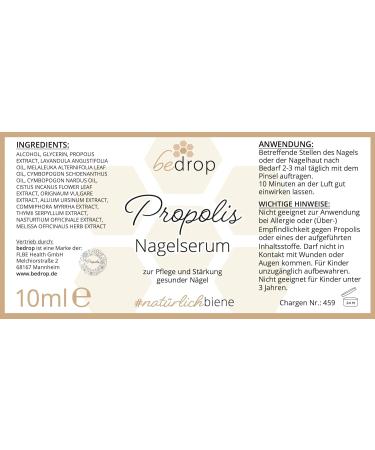 Threat Propolis Nail Serum 10ml | Strengthening Nail Oil with Tea Tree & Lavender | Natural Nail Care - Buy Online on GoSupps.com