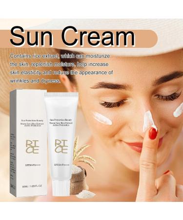 Beauty of Sun Cream Korean Sunscreen Rice Sunscreen SPF 50+ Sunscreen with Rice Extracts SPF 50 Face Moisturiser(PA++++) UVA & UVB Protetion Suncream Non-Greasy No White Cast - Buy Online on GoSupps.com