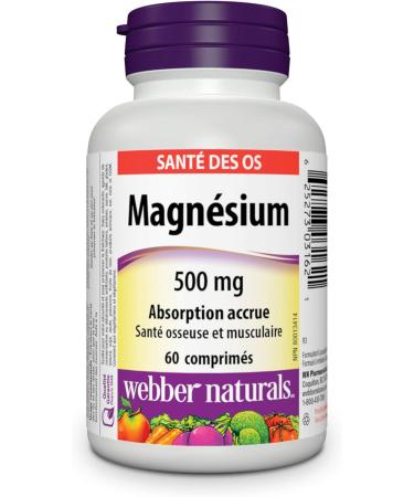Webber Naturals Grape Seed 100 mg Extra Strength 90 Capsules Antioxidant Support Vegan & Magnesium 500 mg 60 Tablets Enhanced Absorption Mineral Supports Bone and Muscle Functions Vegan Seed + Magnesium 500 mg - Buy Online on GoSupps.com