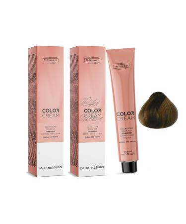 TECHNIQUE COLOR CREAM - TINTA 100 ML (6 Blond fonc ) 2 pi ces
