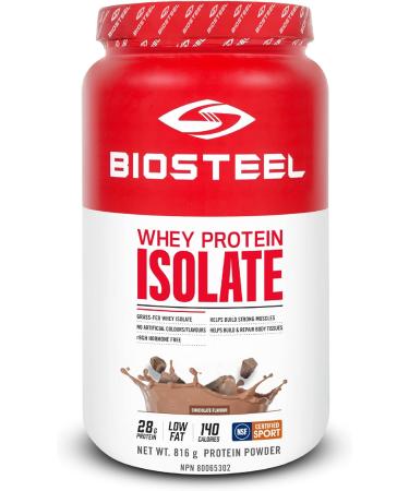 BioSteel Whey Protein Isolate Powder (Chocolate) + Shaker Cup with Wire Whisk Blender Ball - Buy Online on GoSupps.com