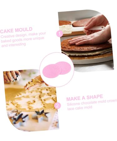 MAGICLULU 4 Pcs Silicone Chocolate Mold Silicone Molds Cajas para Cupcakes Fondant Cake Molds De para Gelatinas Flower Cake Mold Jelly Baking Fondant Lace Mat Cake Mat Household Silica Gel 12X12X0.5CMx2pcs - Buy Online on GoSupps.com