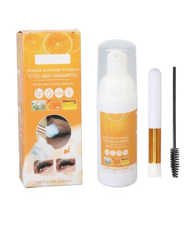 60ml Eyelash Extension Shampoo Soft Foam Slip Proof Moisturizing Mild Lash Cleanser Shampoo