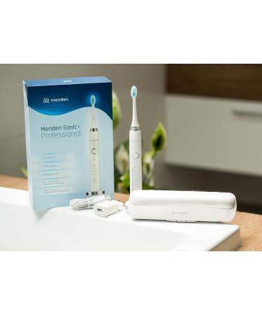 Merid Sonic+ Professional Ultrasound Toothbrush - 2 Heads 5 Modes Travel Case Induction Charging - International Shipping - Buy Online on GoSupps.com