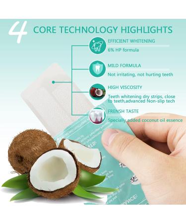 Professional Teeth Whitening Strips - 28Pcs (14 Sets), 1 Hour Whitening, High Adhesion, No-Slip Dry Strips - Buy Online on GoSupps.com