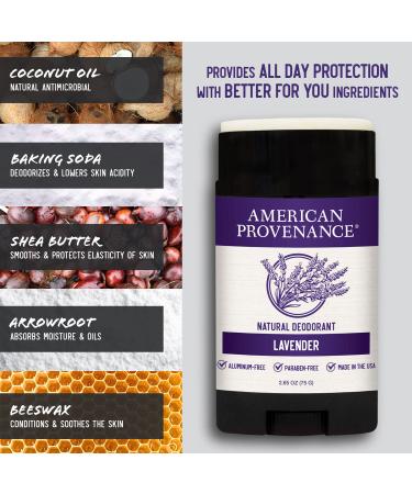 American Provenance Lavender Lemongrass & Marjoram and Rose & Jasmine Deodorant Bundle - Buy Online on GoSupps.com