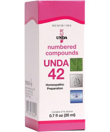 UNDA 42 Numbered Compounds | Homeopathic Preparation | 0.7 fl. oz.