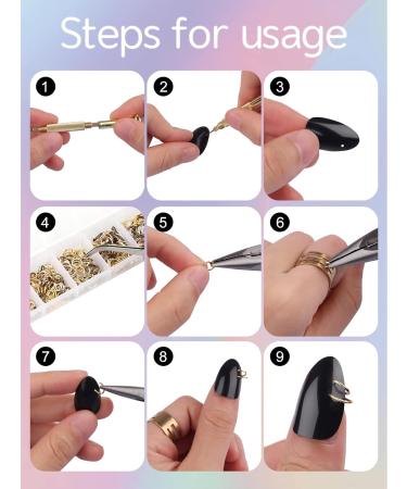 Kalolary 1014 Pieces Nail Art Charms Kit with Tools - DIY Nail Jewelry Making Supplies - Buy Online on GoSupps.com