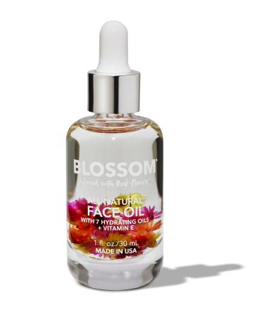 Blossom Unscented All Natural Vegan Cruelty Free Face Oil with Vitamin E Infused with Real Flowers Made in USA 1 fl. oz. Summer Breeze 1 Fl Oz (Pack of 1) Summer Breeze