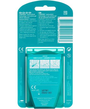 Compeed Corn Plasters: Advanced Corn Care Cushions - 10 Count (Pack of 2) - Buy Online on GoSupps.com