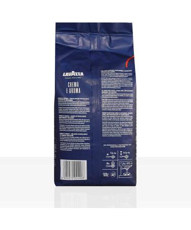Lavazza Caf Creme e Aroma Blue Espresso Coffee Beans Roasted Whole Beans Pack of 6 x 1000 g - Buy Online on GoSupps.com